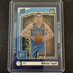Nikola Topić Rated Rookie - 2024-25 Donruss Optic Purple Holo Prizm RC #278 - Bild 1 von 2