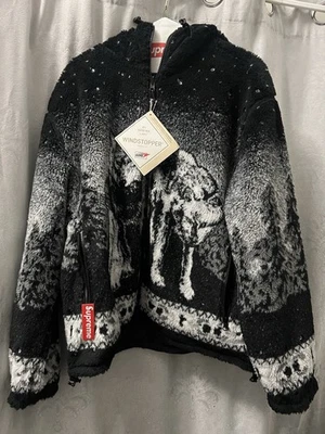 SUPREME B.B. CHAQUETA POLAR REVERSIBLE SIMON (NEGRA) (M) SE ENVÍA HOY Foto 1 de 4