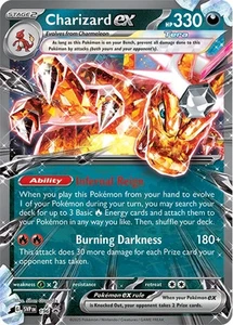 Pokémon TCG Charizard ex SVP 196 Scarlet & Violet Black Star Promo NM/M - Picture 1 of 1
