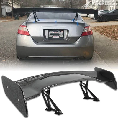 For Honda Civic SI Carbon Fiber 46" GT Style Rear Trunk Spoiler Racing Wing Foto 1 de 4