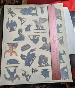 Dungeons and Dragons Miniatures Night Below Promo Window Clings wotc promotional - Picture 1 of 3