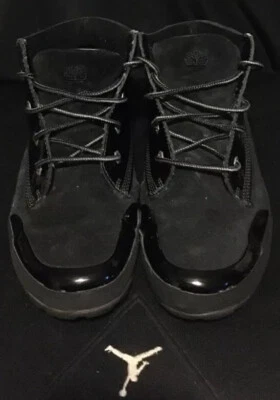 Timberland Mujer Botas Chukka Talla 7M Modelo Tumbona Negro Charol 42671 Foto 1 de 4