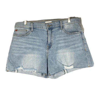 Pantalones cortos de mezclilla para mujer Hudson talla 30 Gracie tiro medio color azul claro Foto 1 de 4