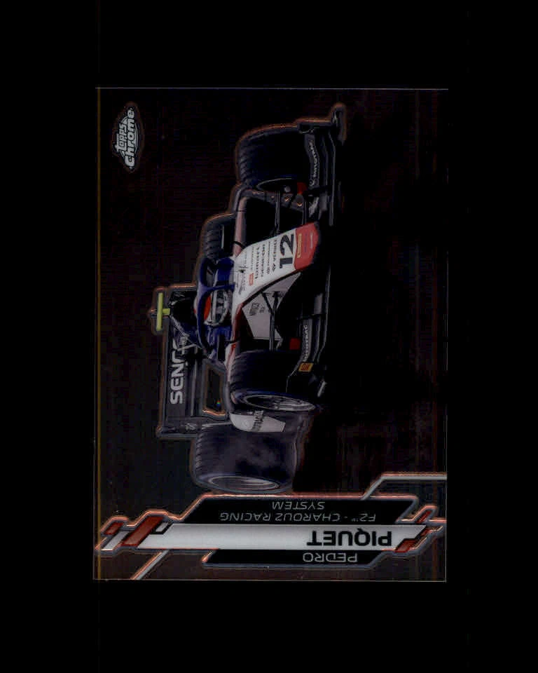 2020 Topps Chrome Formula 1 #70 Pedro Piquet/F2 Cars (ref 163570) - Image 1 of 2