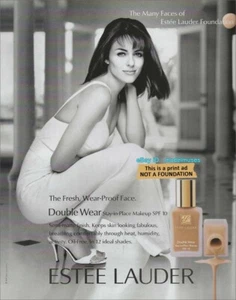 vintage ESTEE LAUDER 1-Page Magazine PRINT AD 1997 ELIZABETH HURLEY feet ankles - Picture 1 of 1