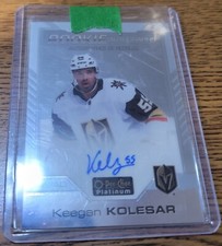 2020-21 O-Pee-Chee Platinum - Rookie Autographs Rainbow #R-KE Keegan Kolesar...