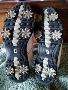 Ladies Golf Shoes FOOTJOY eMerge Softspikes CONTOUR INSOLES White UK 5.5 - Picture 1 of 12