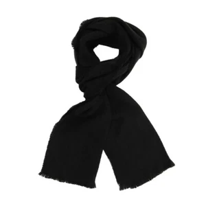 Mens Womens Unisex Neck Fleece Scarf Warm Winter Soft Thermal Scarves Tassel End - Picture 1 of 2