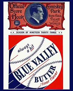 MLB Inaugural All Star Game Program (1933) Art Poster - 8x10 Color Photo - Picture 1 of 1