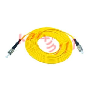 2pcs 15M FC to ST SM Simplex 9/125 3.0mm Fiber Optic Patch Cord Jumper Cable NEW - Picture 1 of 1