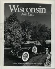 1989 Press Photo Wisconsin Auto Tours Book Cover - mja62831