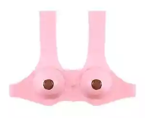 INFLATABLE BOOBS BlowUp Reusable Breast Drag Queen Stag Night Comical FancyDress - Picture 1 of 1