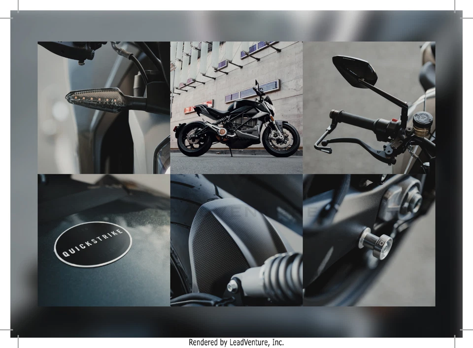 KIT GOLPE RÁPIDO ZERO SR/S SR/F GUARDABARROS FIBRA CARBONO INTERMITENTES 10-08328 Foto 1 de 1