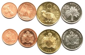 Gambia Juego 4 Monedas 1998 UNC (#2633) - Imagen 1 de 1