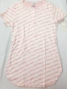 ARIA Women's Nightgown Gown Pajamas PJS New MEDIUM 36" Length Pink Floral - Picture 1 of 6