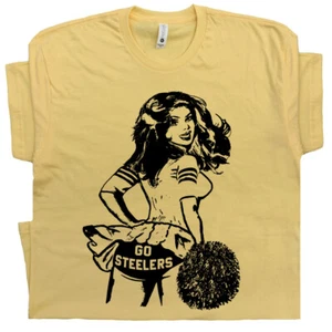 Camiseta Go Steelers Vintage Steelers Camiseta Fútbol Animadora Retro Retro Retro Retro - Imagen 1 de 6