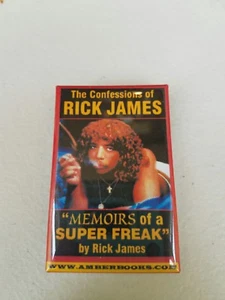PIN RARE The Confessions of Rick James Memoirs of a Super Freak PIN Collectible - Picture 1 of 2