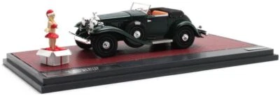 Stutz DV32 Bearcat Open 1932 С фигуркой и фоном, Масштаб 1:43 От Matrix - Изображение 1 из 2