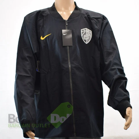 Nike 899135-010 Men's NBA Cavaliers City Varsity "The Land" Jacket Black (3XL) Cover