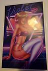 totally rad Violet  nghty comic sz pin up 