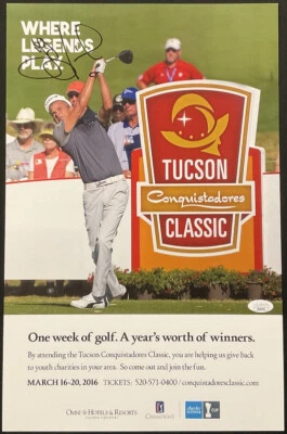 Foto de golf clásica de la PGA de Jesper Parnevik firmada automática 11x17 de Tucson JSA SS46761 Foto 1 de 4