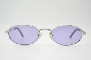 Vintage Sonnenbrille Jean Paul GAULTIER 56-7116 Silber Oval sunglasses Brille - Picture 1 of 6