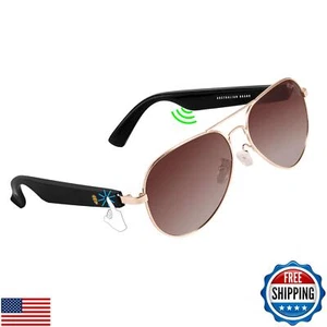 XR Smart Bluetooth Sunglasses for Men Women, New 5.3 Android Siri X ManTouch - Picture 1 of 5