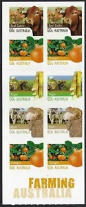 2012 Australia SG# SB407 Farming Australia P&S stamp booklet mint MUH MNH - Foto 1 di 2