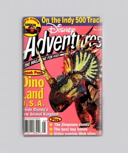 DINO LAND USA / DISNEY ADVENTURES - IMÁN NEVERA 2"x3" (parques temáticos de revista) - Imagen 1 de 3