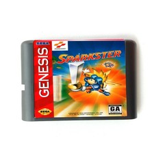 Sparkster Rocketknight Adventures 2 16 bit MD Memory Card Sega Mega Drive 2