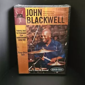 John Blackwell :Technique, Grooving and Showmanship-DVD - 2 Disc - Drums - Picture 1 of 2