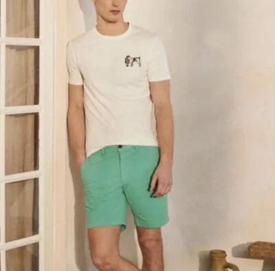 Pantalones cortos chinos Boden para hombre en espárragos talla 36 Foto 1 de 4