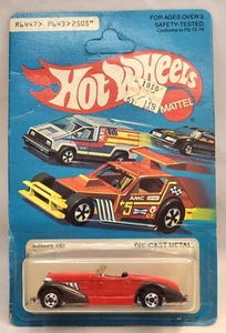 1979 Hot Wheels Blackwall  Auburn 852, #2505 Hong Kong, Vintage Unpunched Card - Picture 1 of 6