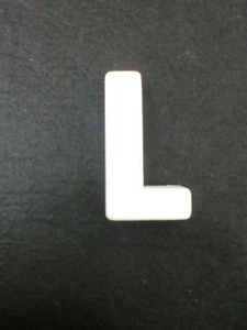 LETTERE LETTERA ALFABETO ALFABETI CIFRA CIFRE POLISTIROLO DA DECORARE "L" - Picture 1 of 1