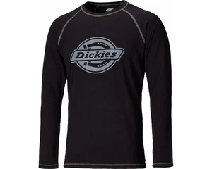 Dickies Atwood Long Sleeve Logo T-Shirt Black Size Small - XL SH2006 Base Layer - Picture 1 of 3