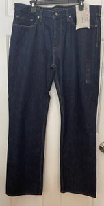 Banana Republic Straight Leg Jeans Men's Size 38 X 32 Dark Wash NEW - Picture 1 of 9