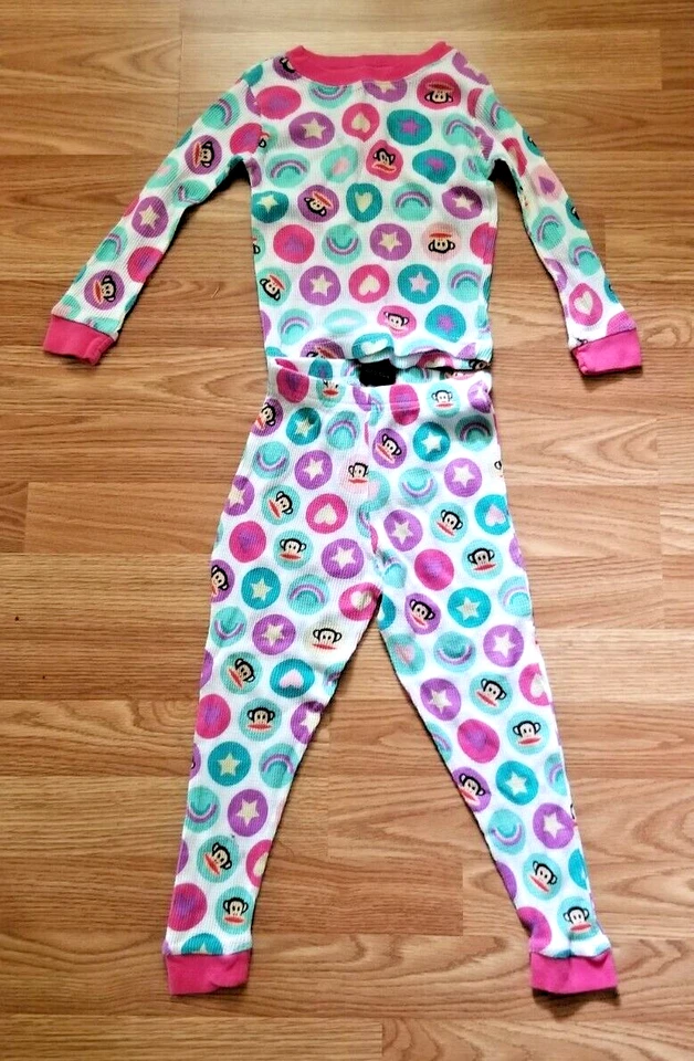 Nuevo sin etiquetas Conjunto de pijama de 2 piezas Paul Frank Monkey para niñas talla 5 algodón poliéster pijamas Foto 1 de 4