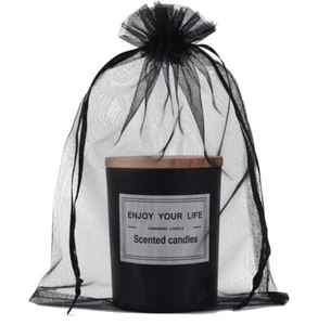 100 pcs Organza Bags 6.5x9 Inches Drawstring Gift Bags Mesh Gift Bags Sheer - Picture 1 of 9