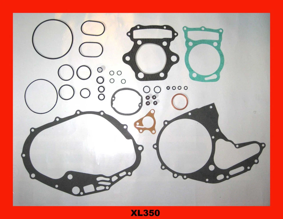 Honda XL350 Gasket Set 1974 1975 1976 1977 1978 Complete! 350 w/ Head Gasket - Image 1 of 1