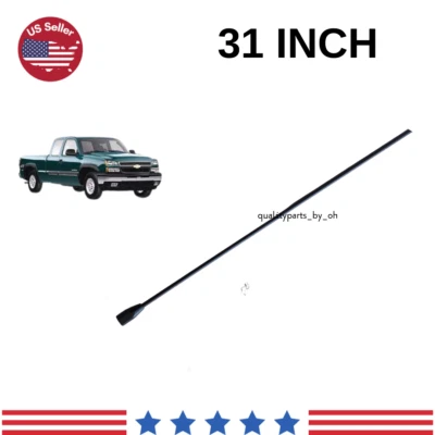 31''Antenna Replacement Mast Radio Am/Fm For Chevrolet Silverado 2500HD2001-2006 - Image 1 of 2
