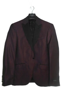 Giacca da cena da sera Jules Tuxedo SPJ da uomo 38R TED BAKER Jules Tuxedo SPJ in Borgogna - Foto 1 di 10