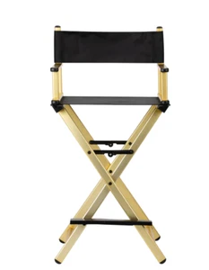 Silla de maquillaje de aluminio, plegable, ligera, estable, para maquilladores y estilistas, color - Imagen 1 de 8