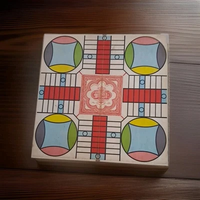 Vintage Parcheesi Game Board Only SELCHOW & RIGHTER-replacement 18.25" - Image 1 of 4