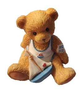 Enesco Cherished Teddies Arthur August Figurine Smooth Sailing - Picture 1 of 7
