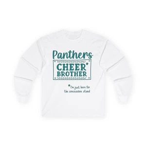 Cheer Brother Long Sleeve Shirt Custom Name Colors – 5% to Pop Warner Unisex - Picture 1 of 10