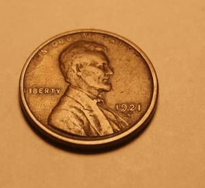 1921 S LINCOLN CENT 4 - Picture 1 of 2