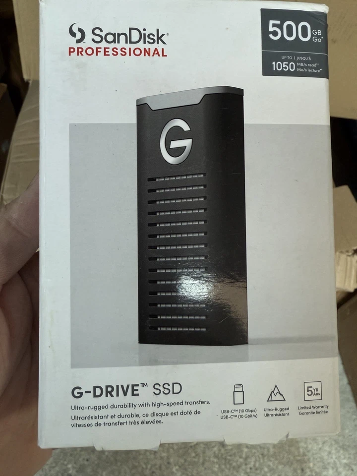 Sandisk Professional 500GB  G Drive SSD - Image 1 of 1