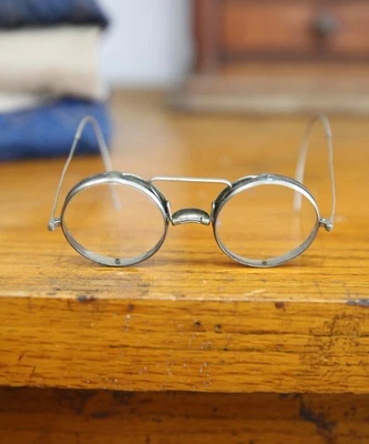 Gafas de seguridad vintage gafas de motocicleta Steampunk militares lentes de vidrio antiguas Foto 1 de 4