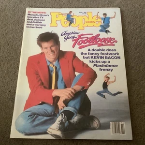 Vtg People Magazine - April 2, 1984 - Kevin Bacon - Footloose - Willie Nelson - Picture 1 of 8