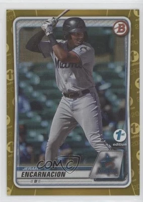 2020 Bowman Draft 1st Edition Gold Foil /50 Jerar Encarnacion #BD-185 - Image 1 of 2